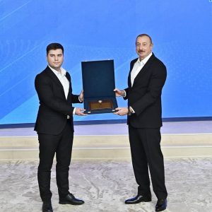 ICYF cogratulates Mr. Azer Aliyev on the occasion of being honored by H.E. Ilham Aliyev