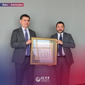 Taha Ayhan, the ICYF President met Mr. Israil Asaliyev, Director of the NEGSOL Group Holding