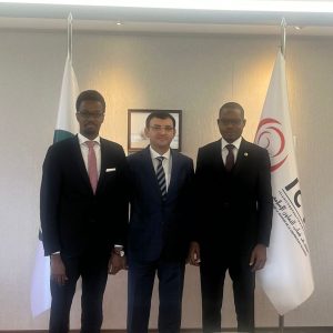 Mr. Rasul Omarov, the ICYF Director-General had a bilateral meeting with Mr. Mansour Elh Amani