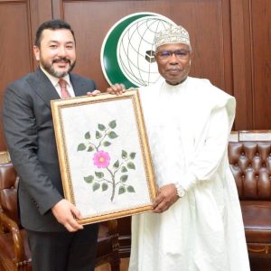 ICYF Delegation Led By President H.E. Taha Ayhan Was Received By OIC Secretary General H.E. Hissein Brahim Taha