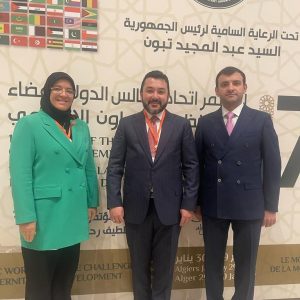 ICYF delegation headed by H.E. Taha Ayhan, the ICYF President is participating in the 17th session of the Parliamentary Union of the OIC Member States held in Algiers