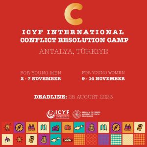 Call For Applications: ICYF International Conflicts Resolution Camp