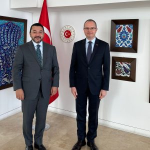 ICYF President  H.E. Taha Ayhan Was Received By H.E. Ambassador Ali Barış Ulusoy