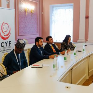 H.E. Taha Ayhan Met H.E. Mr. Pape Malick Ndour On Margins of Kazan Youth Sumit 2023