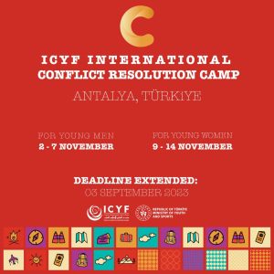 Deadline Extended: ICYF International Conflict Resolution Camp