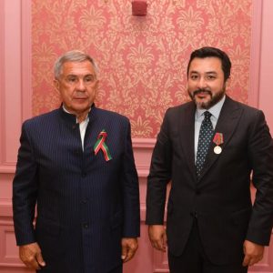 H.E. Taha Ayhan Receives Prestigious State Award from Rais of Tatarstan during 2nd Kazan Global Youth Summit